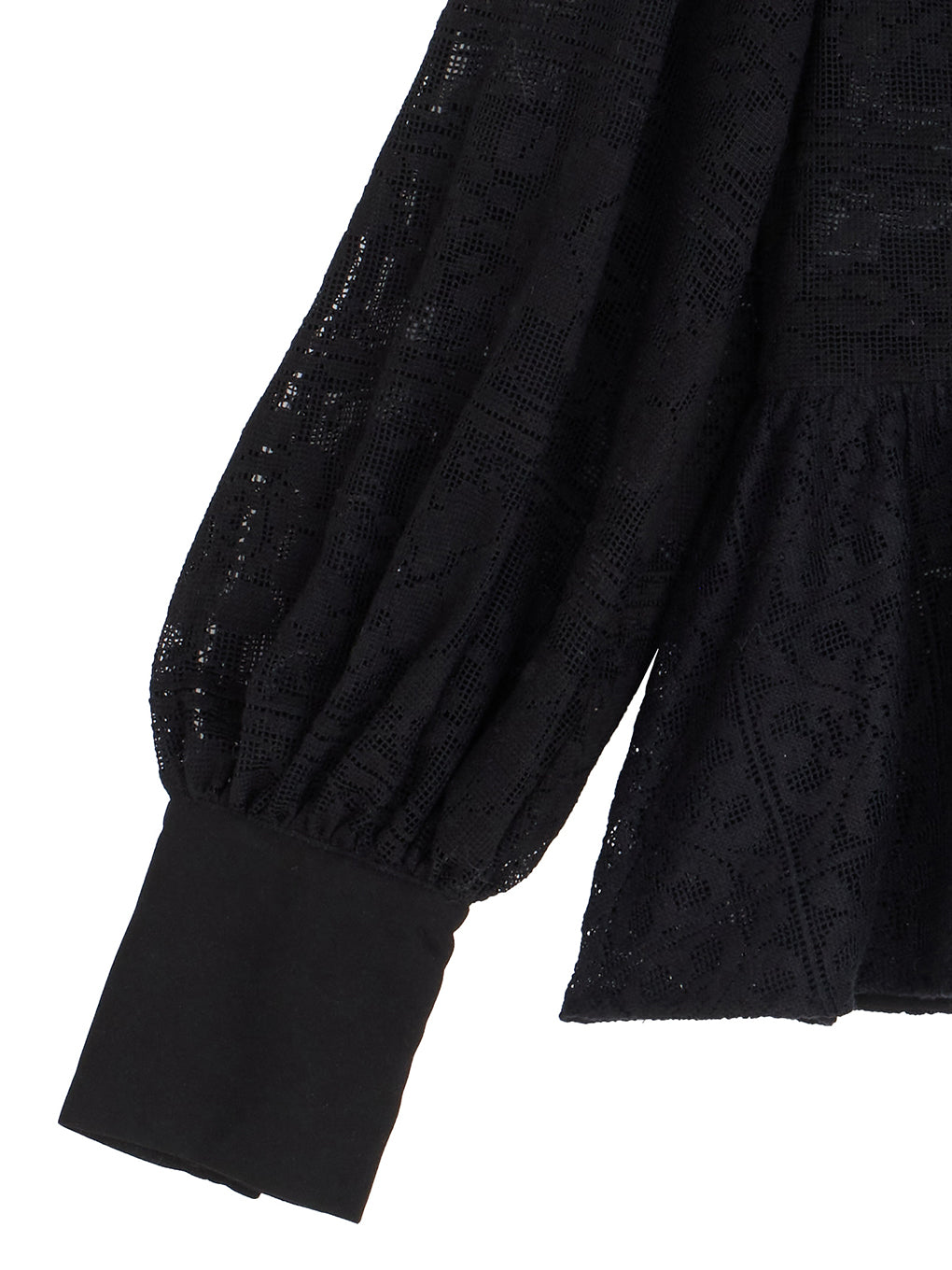 2WAY LACE PEPLUM BLOUSE