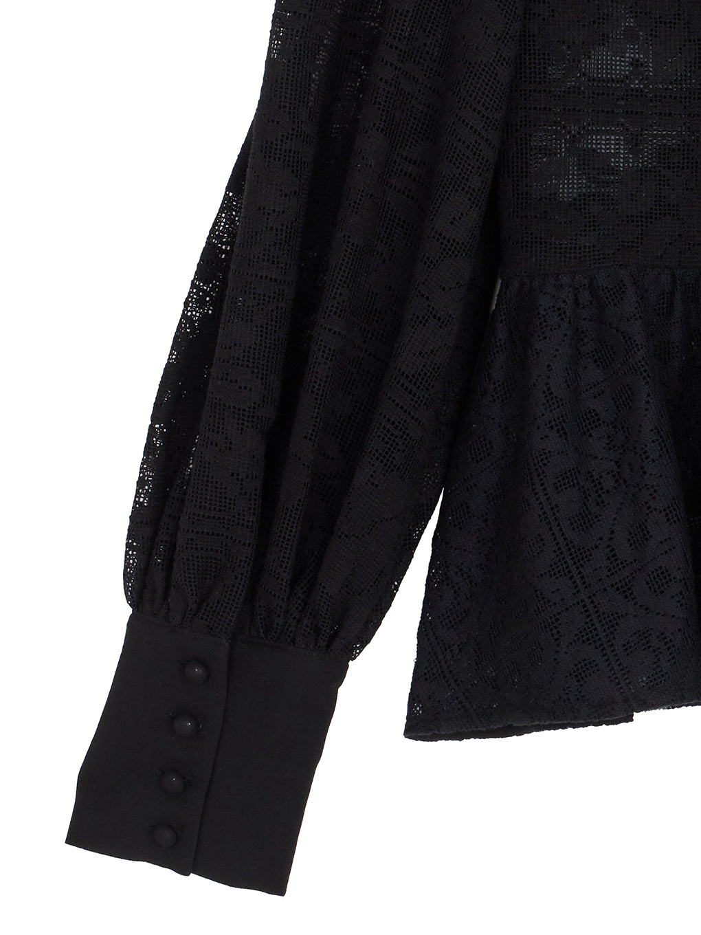 2WAY LACE PEPLUM BLOUSE