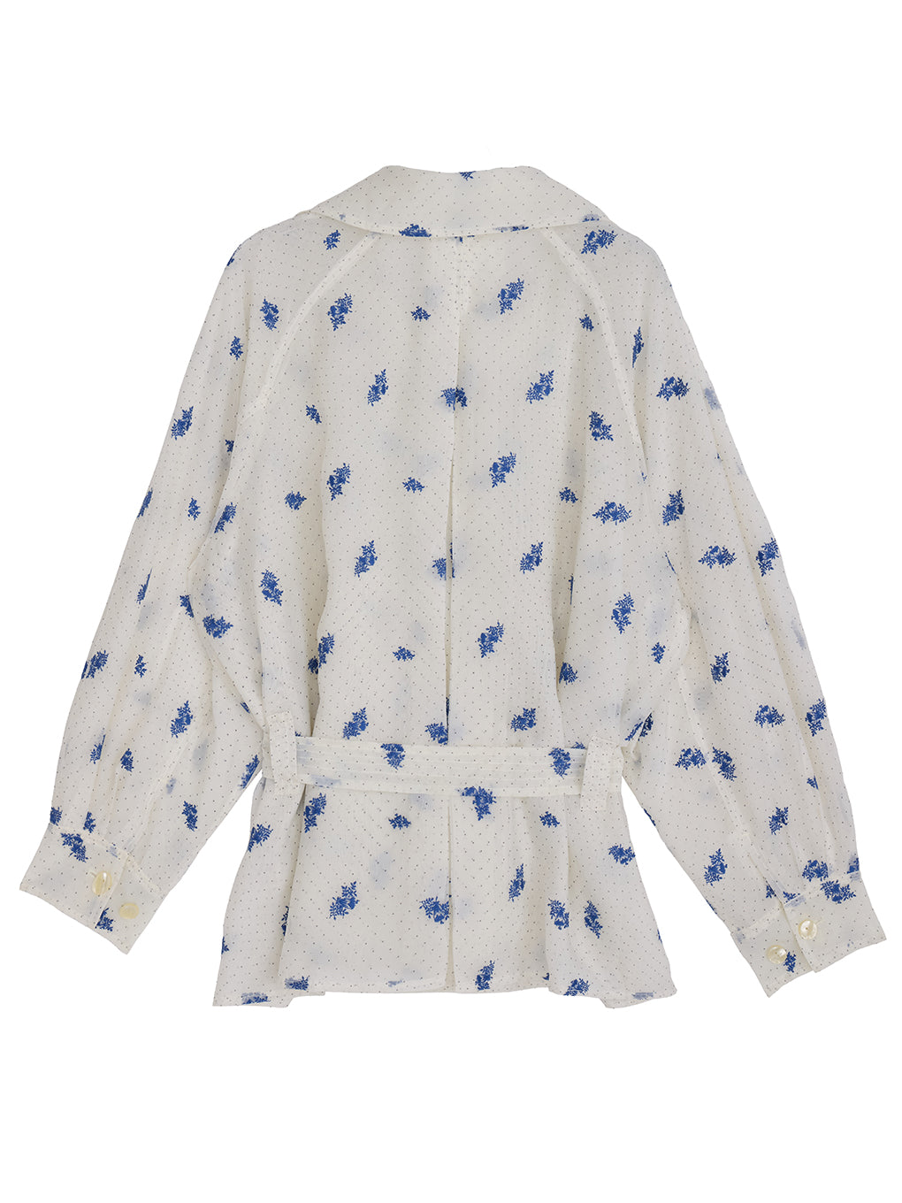 DOT FLOWER VEIL TRENCH