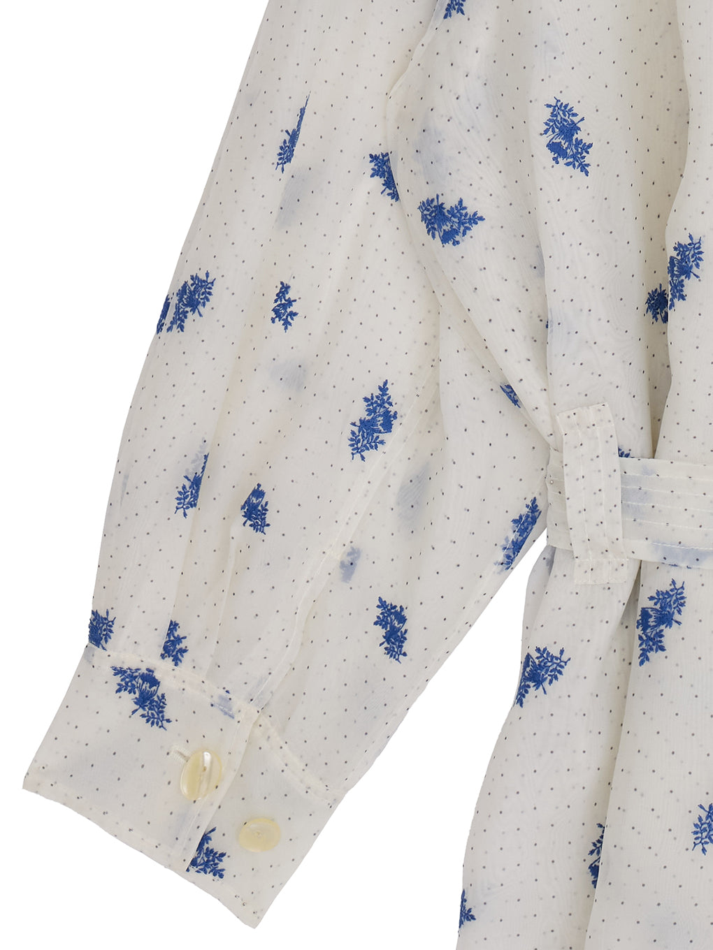 DOT FLOWER VEIL TRENCH