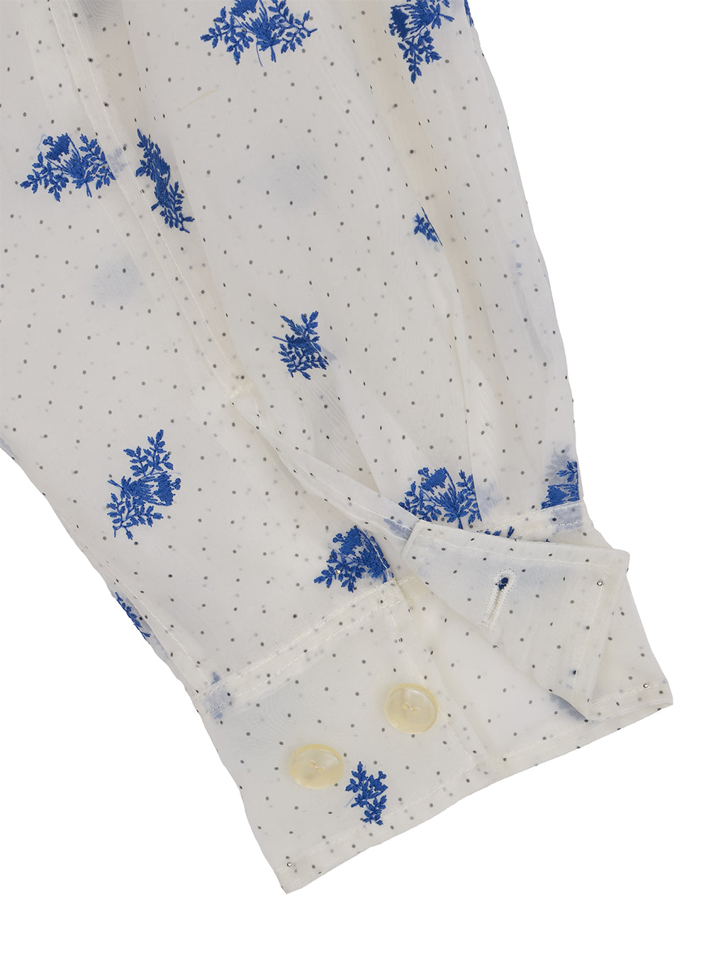 DOT FLOWER VEIL TRENCH