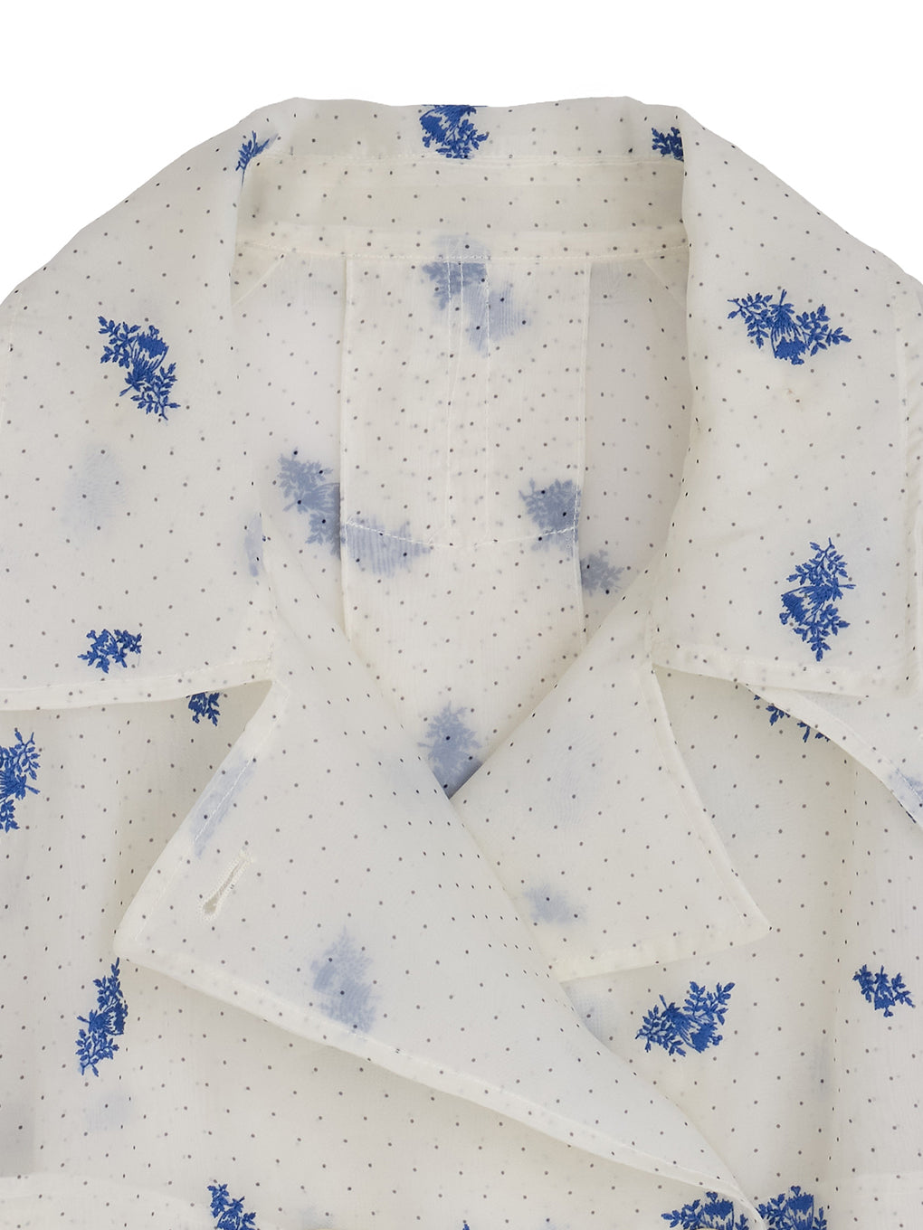 DOT FLOWER VEIL TRENCH