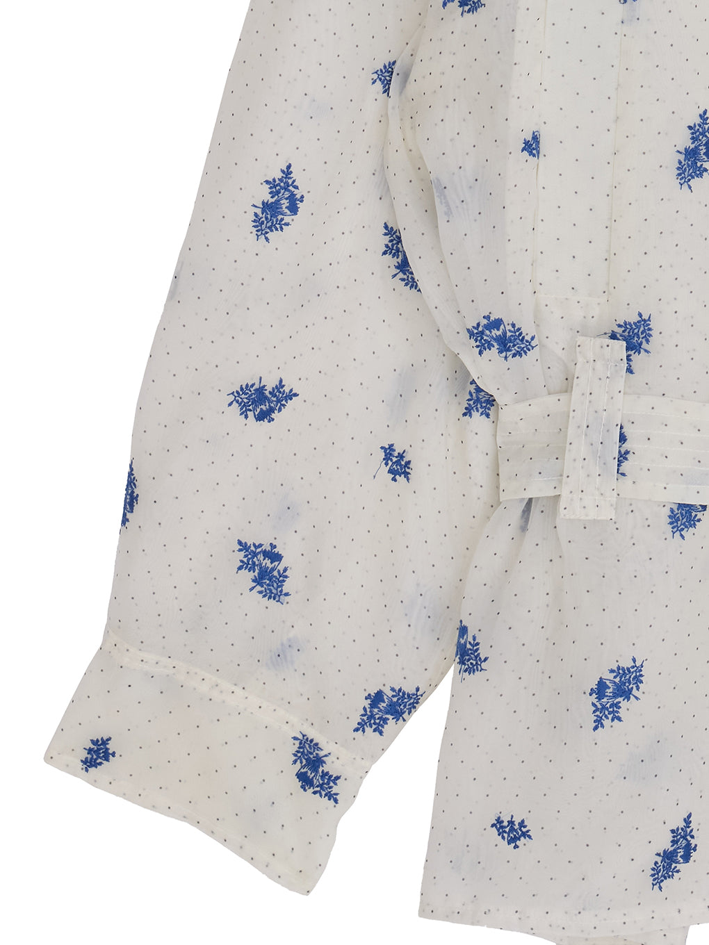 DOT FLOWER VEIL TRENCH