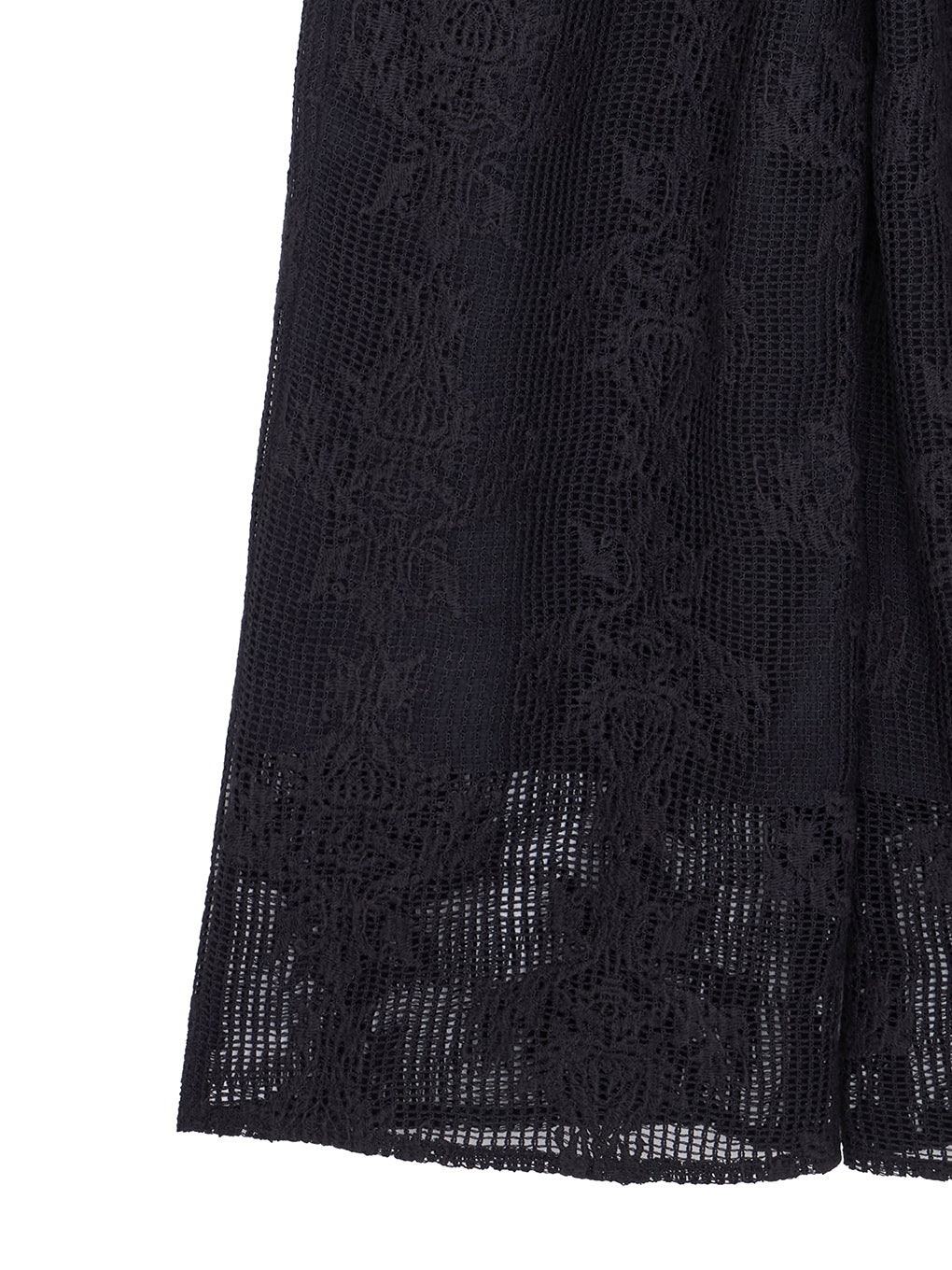 MESH DAMASK EMBROIDERY PANTS