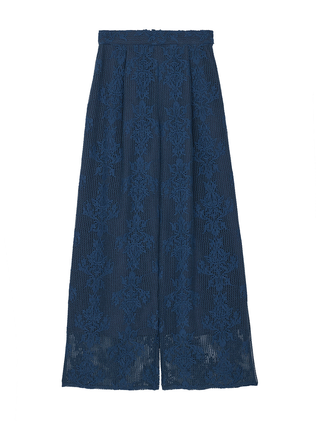 MESH DAMASK EMBROIDERY PANTS