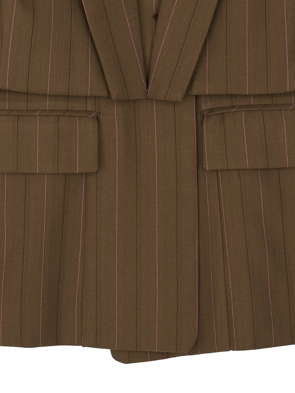DEFORMATION PINSTRIPE JACKET