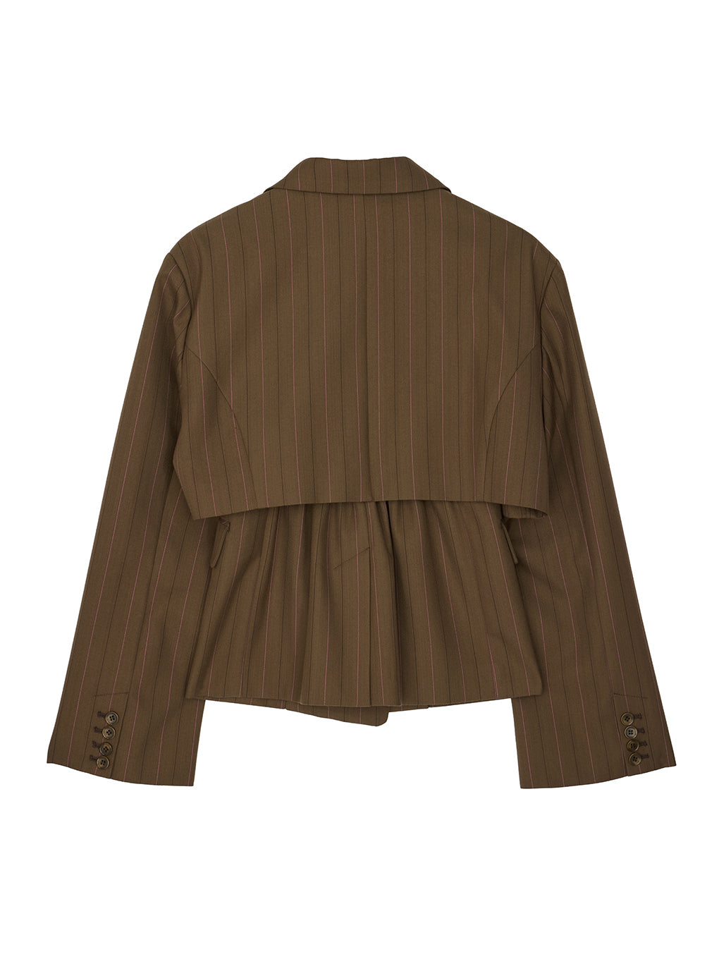 DEFORMATION PINSTRIPE JACKET