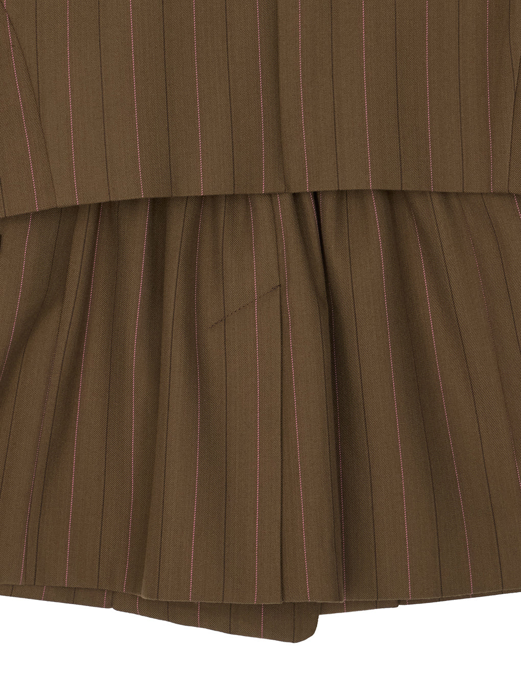 DEFORMATION PINSTRIPE JACKET