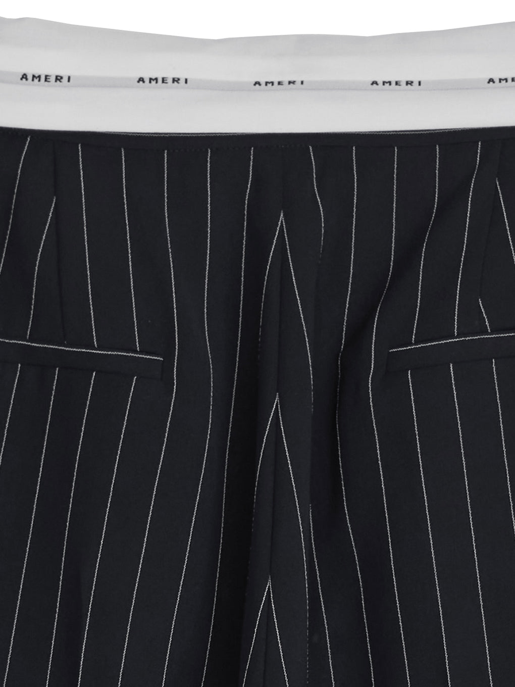 TURN BACK WAIST WIDE PANTS