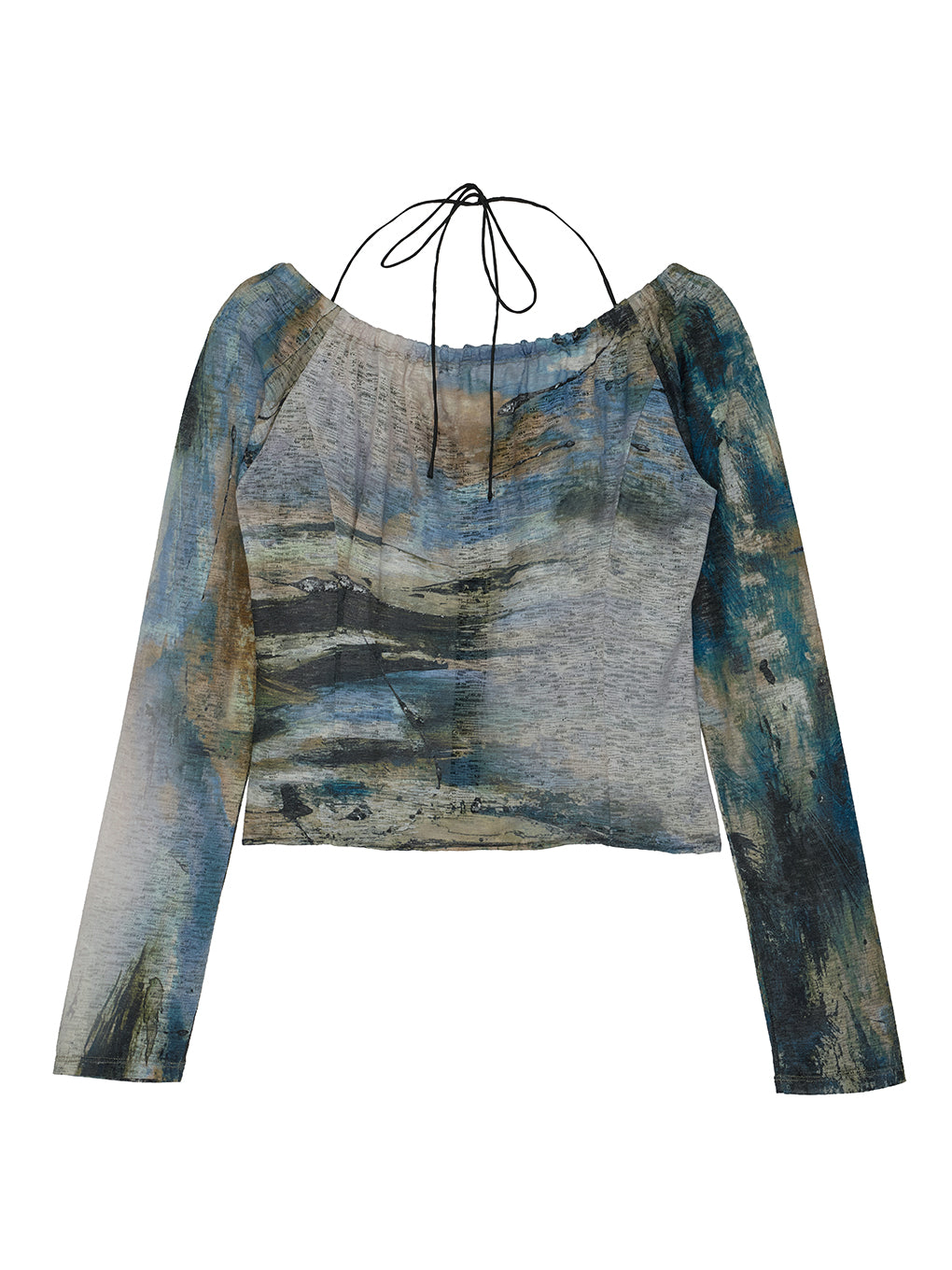 PAINTED TEXTURE ART TOP