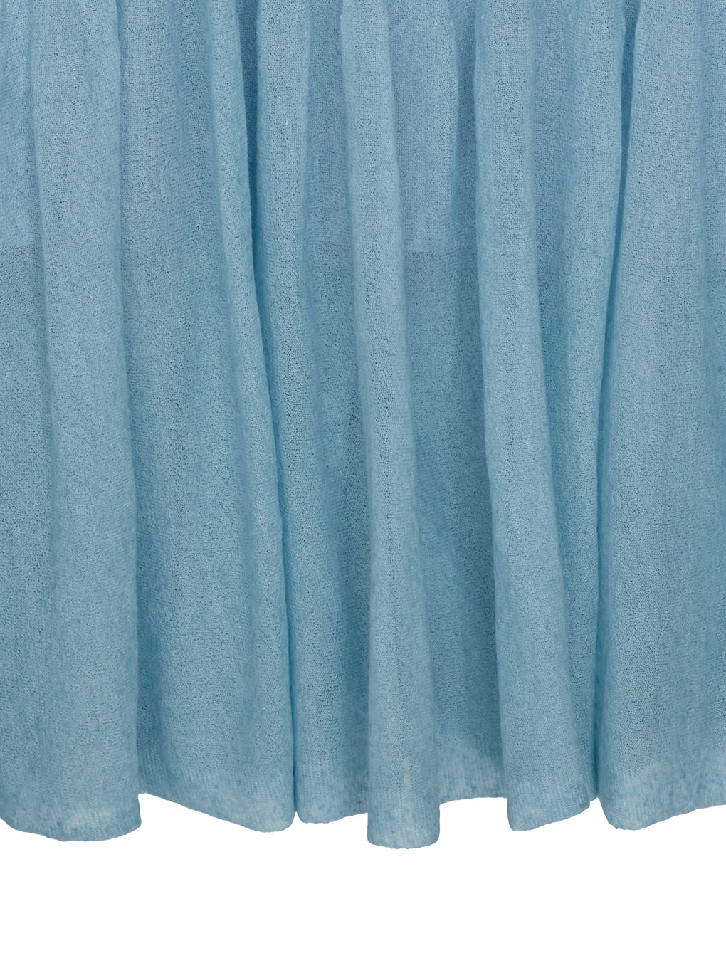 HEM FRILL WIDE RIB KNIT DRESS