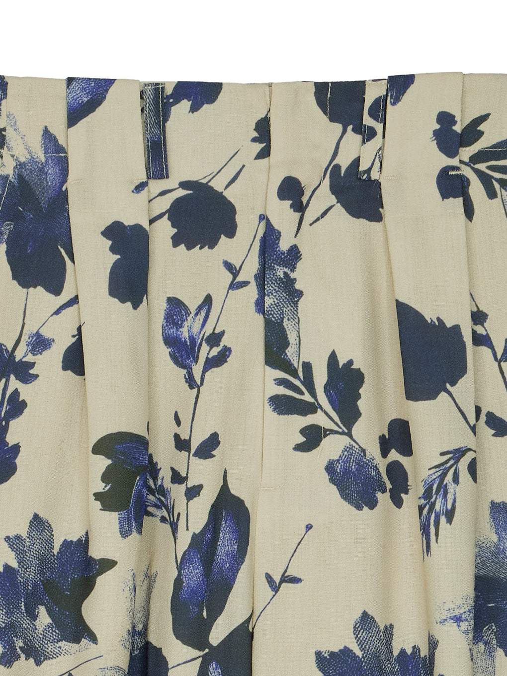 GRAINY FLOWER STRAIGHT PANTS