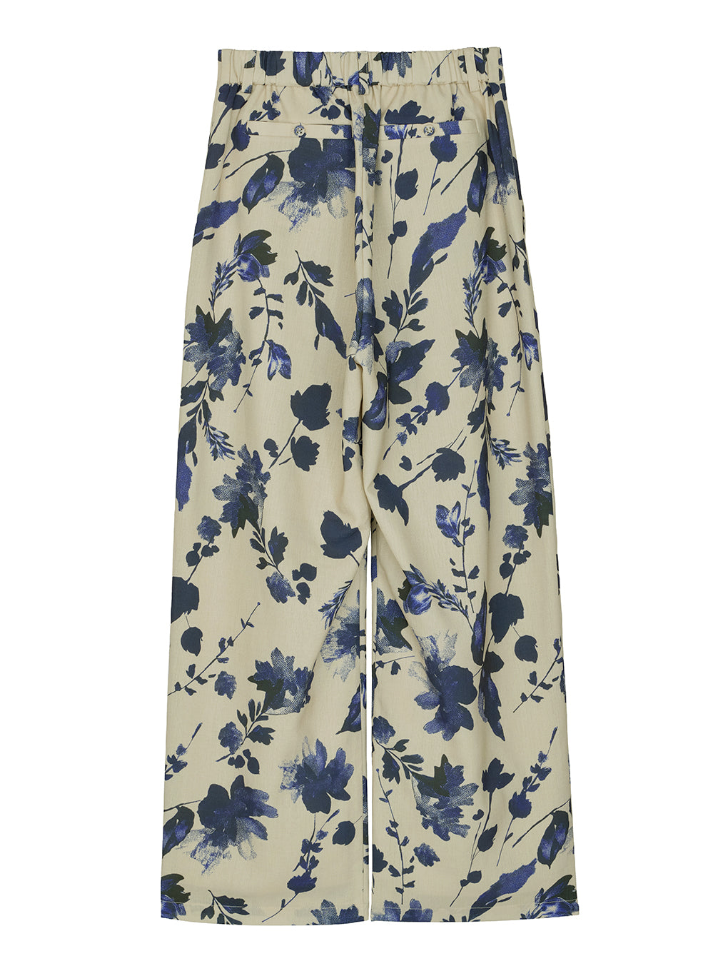 GRAINY FLOWER STRAIGHT PANTS