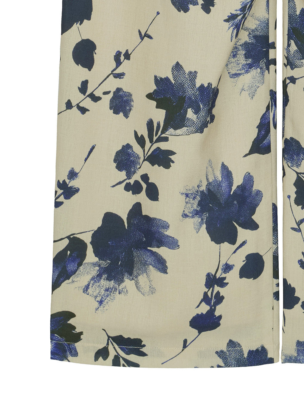 GRAINY FLOWER STRAIGHT PANTS