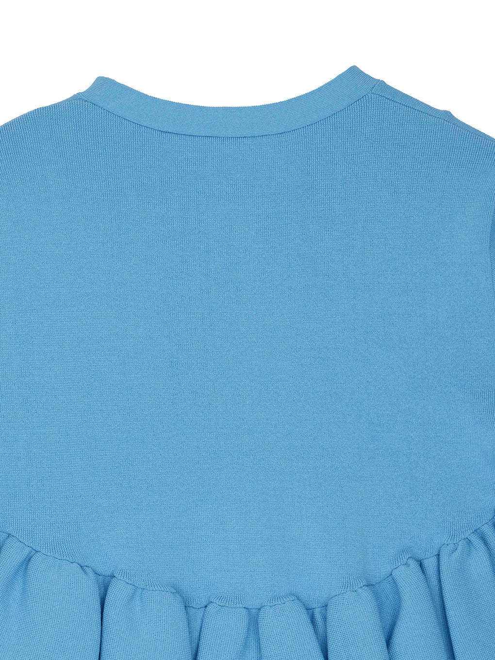 COMPACT BALLOON PEPLUM KNIT CARDIGAN