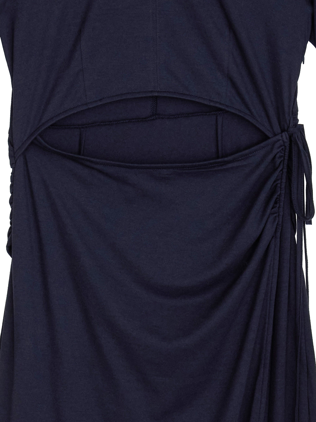 WAIST TIE LAYERD DRESS