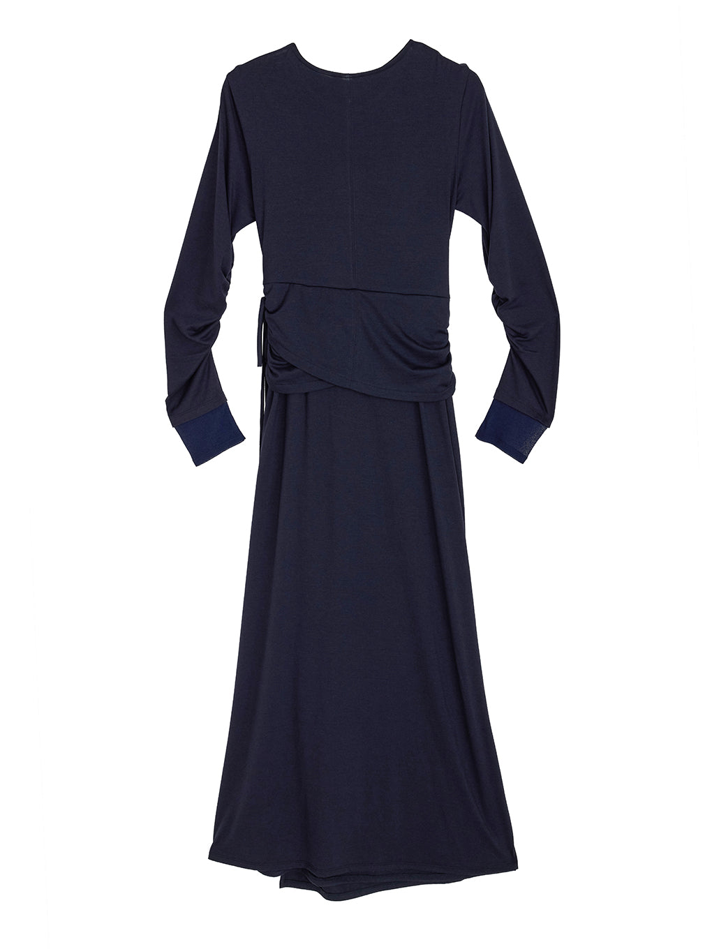 WAIST TIE LAYERD DRESS