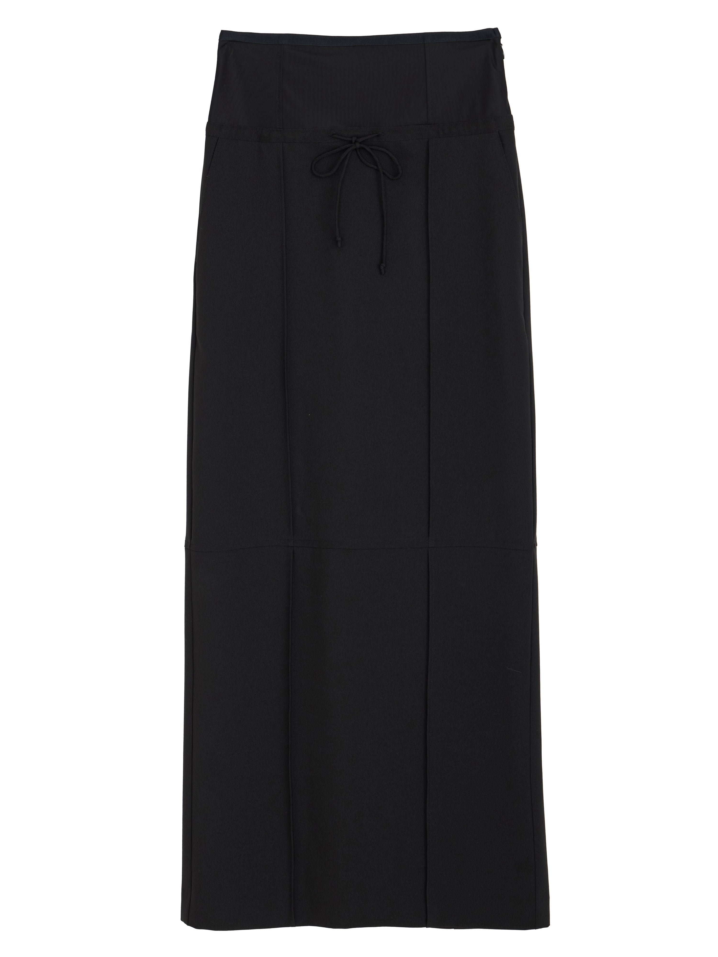 PIN TUCK PENCIL CORSET SKIRT
