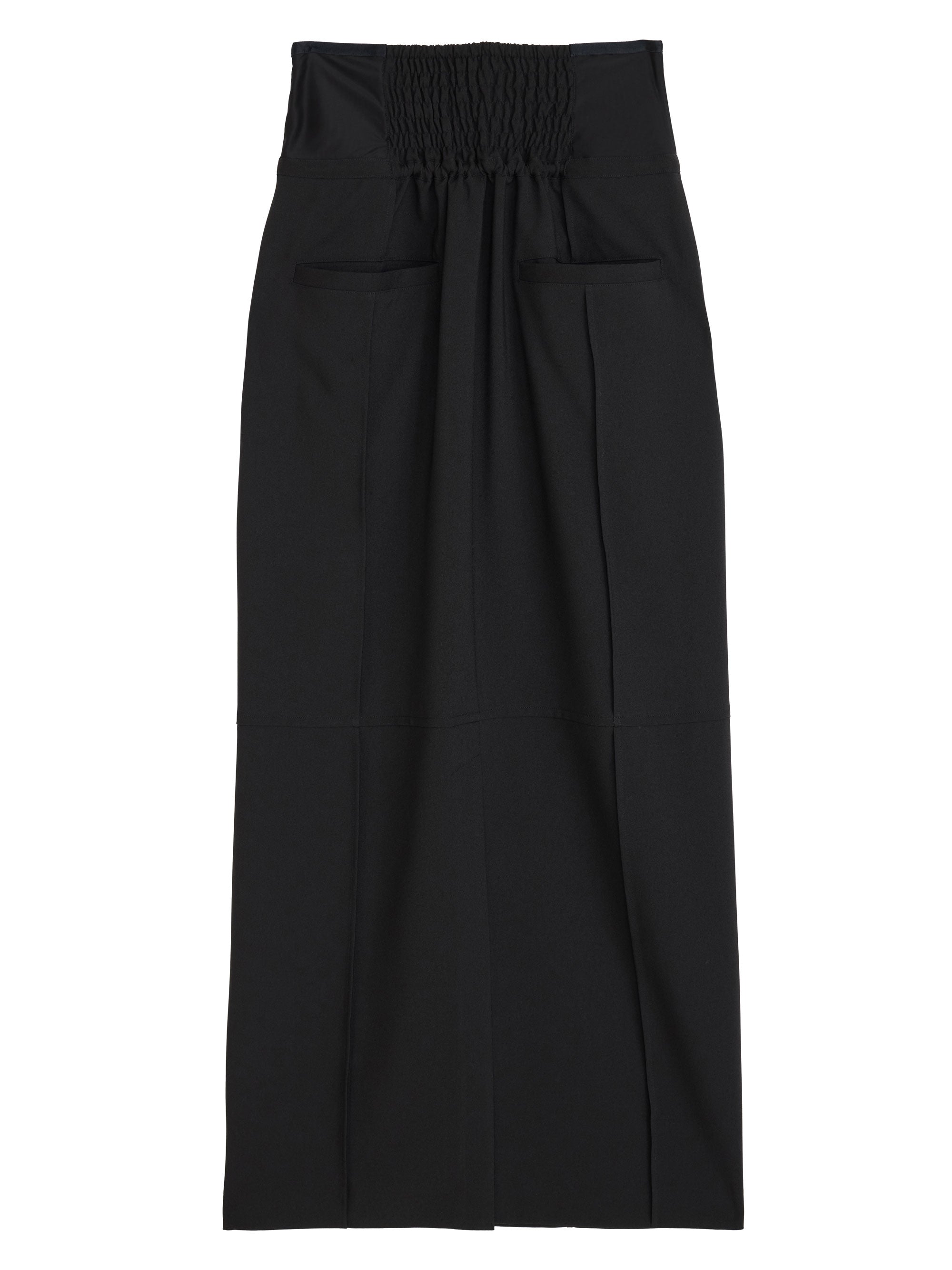 PIN TUCK PENCIL CORSET SKIRT