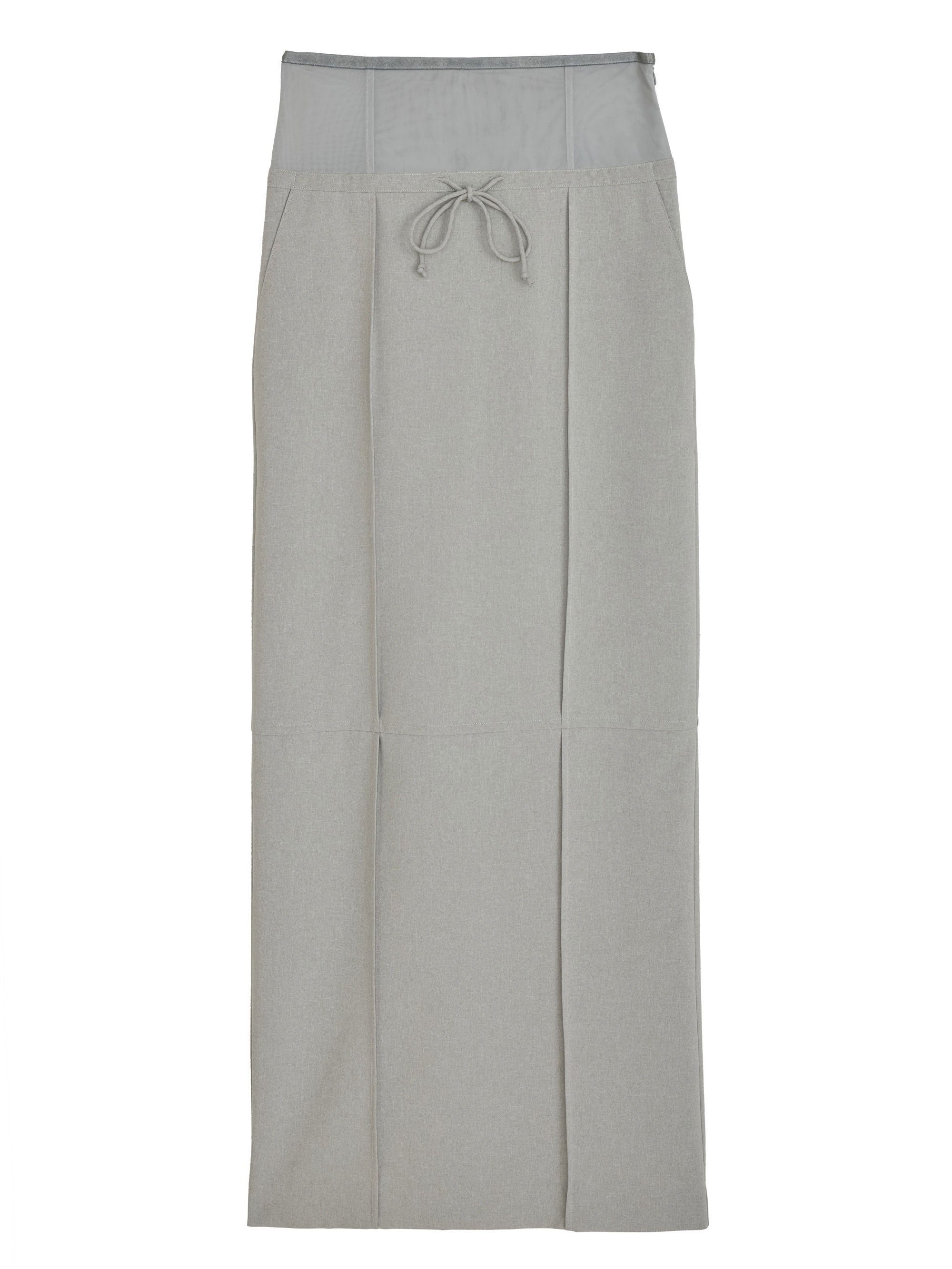 PIN TUCK PENCIL CORSET SKIRT
