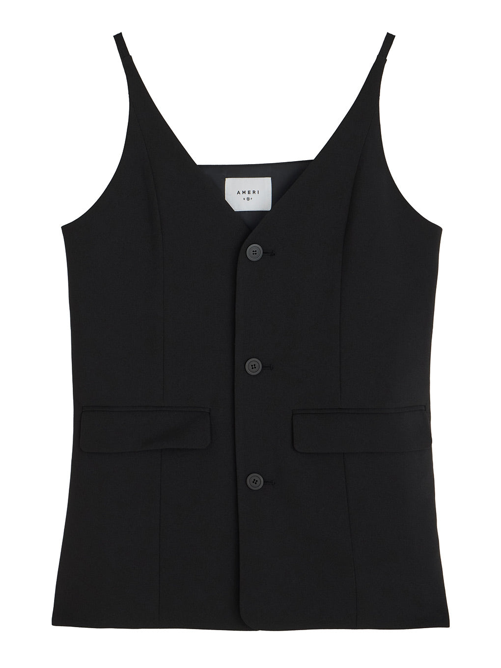 3WAY PIN TUCK LAYERED VEST