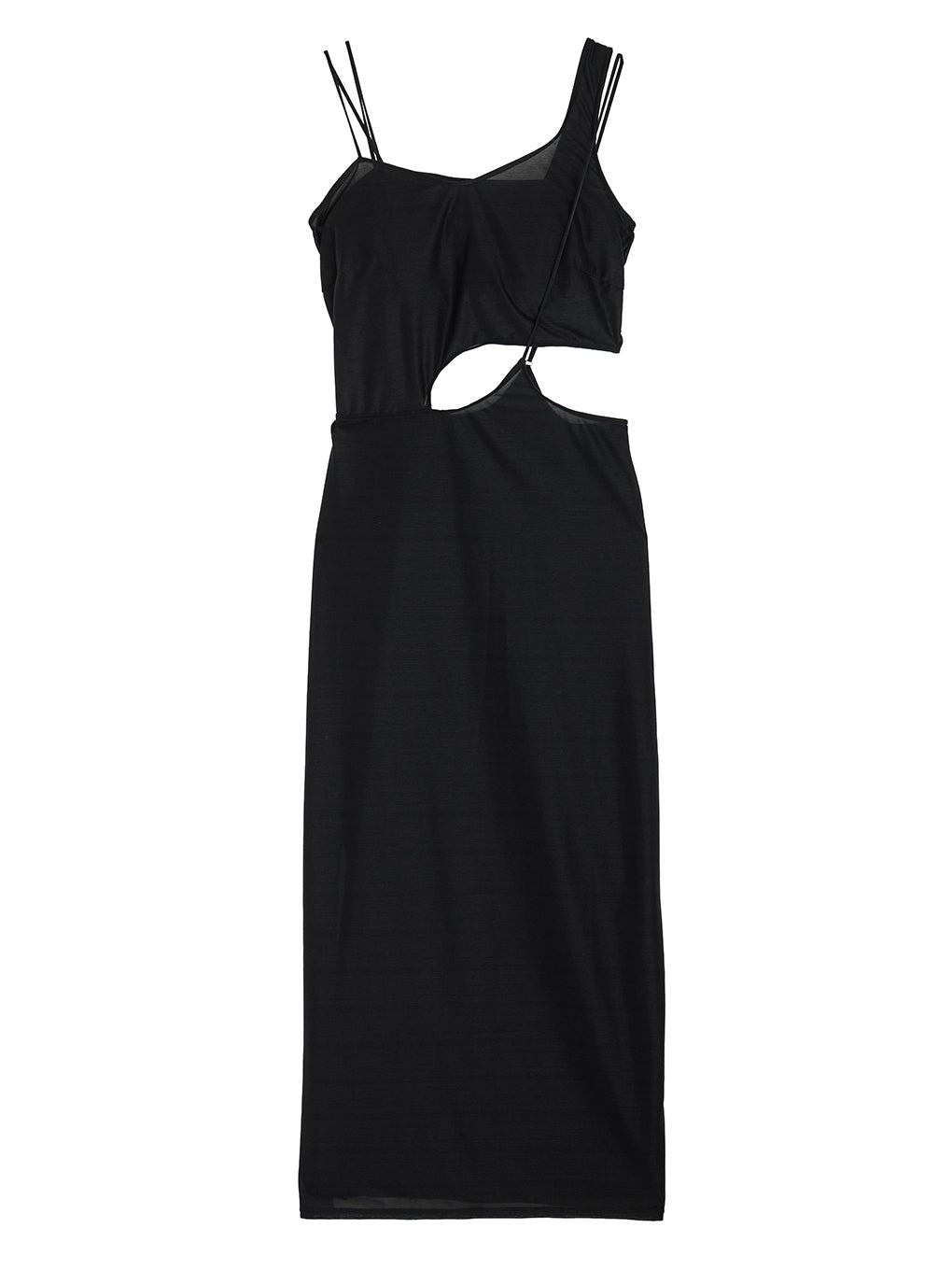 ASYMMETRY SHEER CAMISOLE SET SWIM WEAR