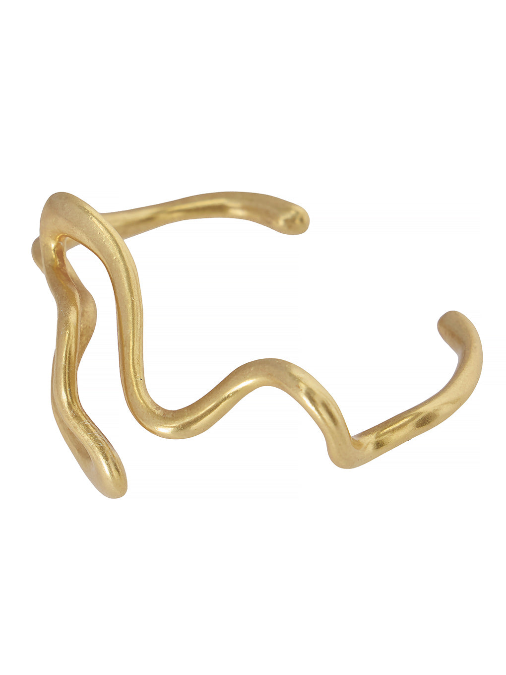 TWISTING WAVE DESIGN BANGLE