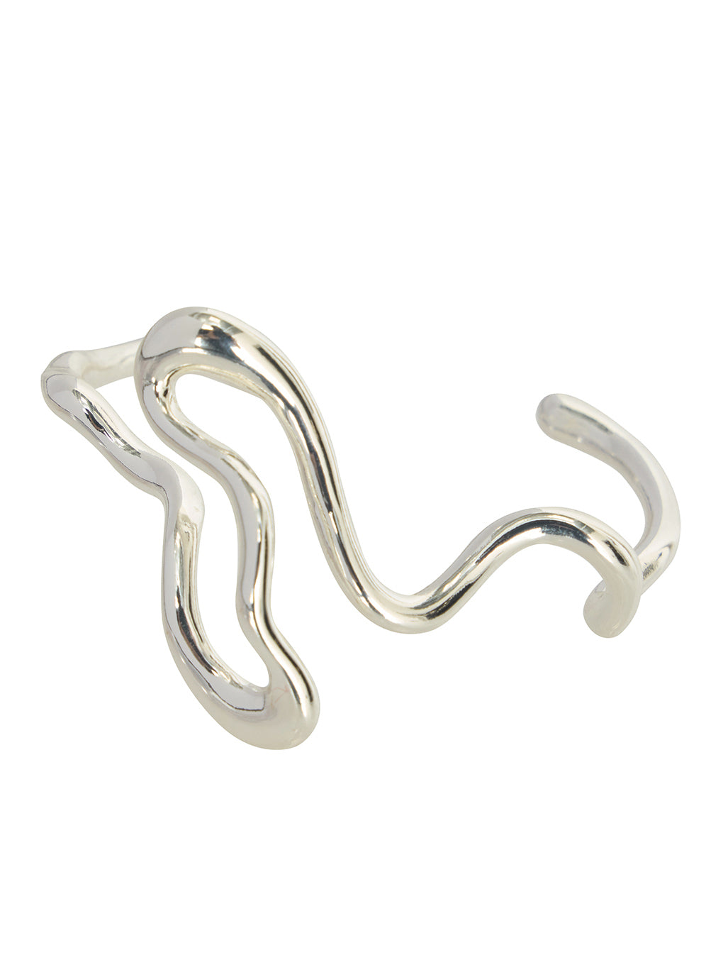 TWISTING WAVE DESIGN BANGLE