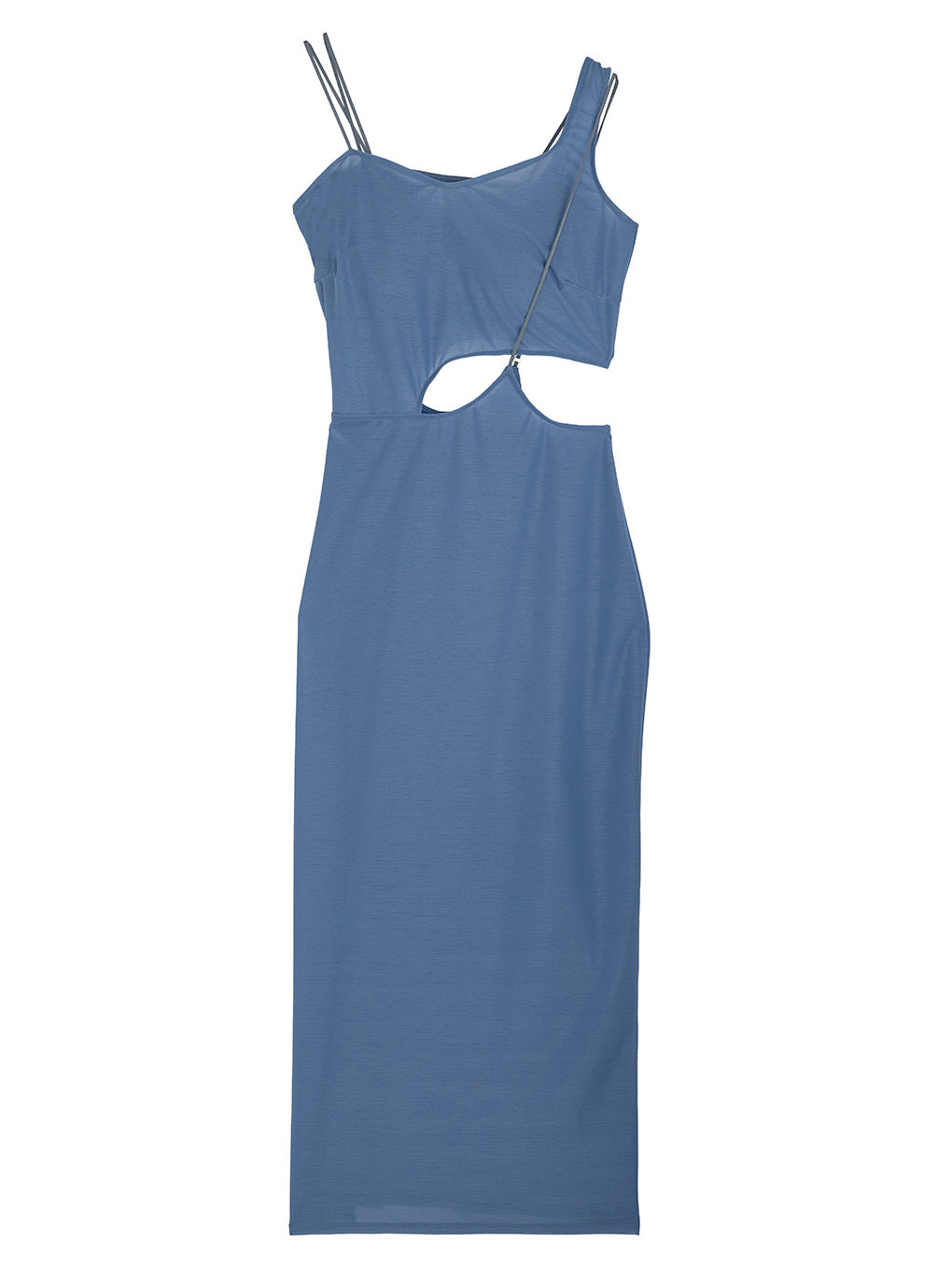 ASYMMETRY SHEER CAMISOLE SET SWIM WEAR