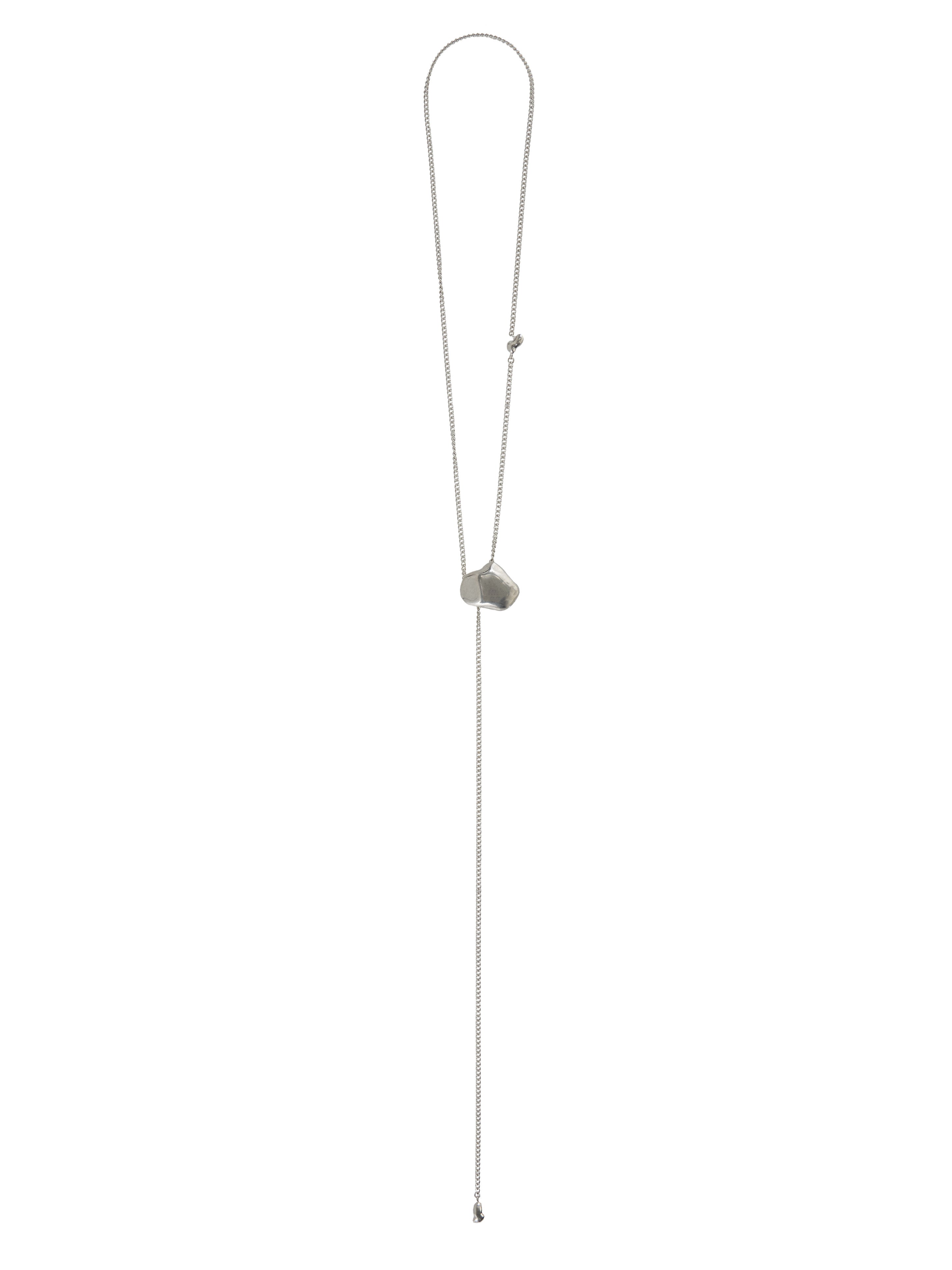 NICKEL FREE MOOD CURVE SLIDE NECKLACE