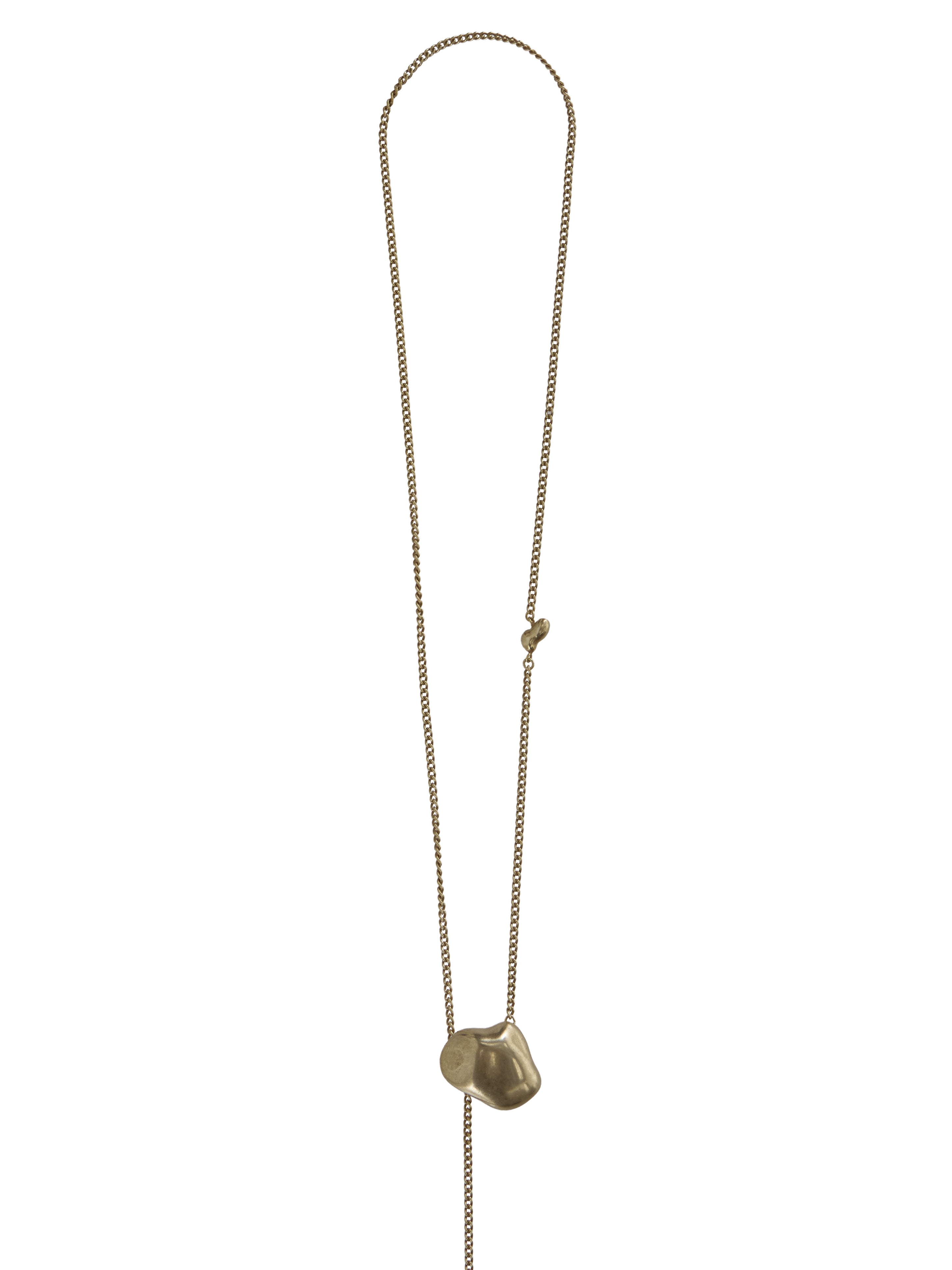 NICKEL FREE MOOD CURVE SLIDE NECKLACE
