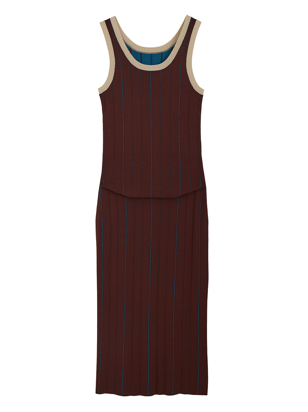 LADY UNIFORM LIKE KNIT SET UP