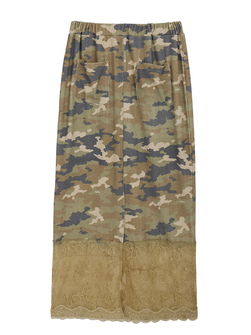 LACE TRIM I LINE SKIRT