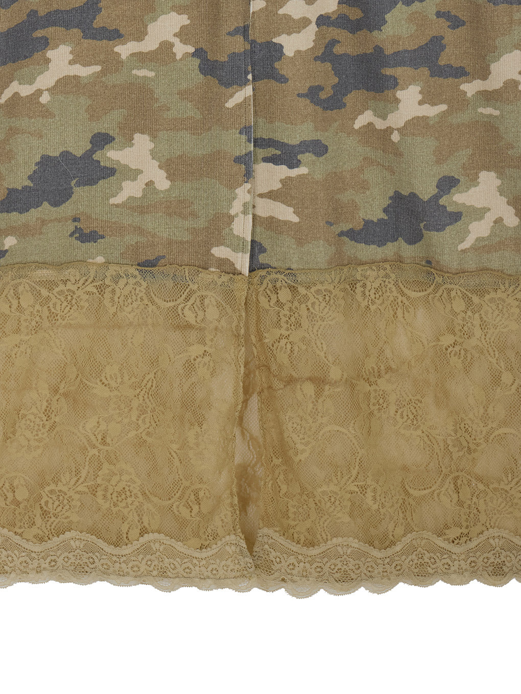LACE TRIM I LINE SKIRT