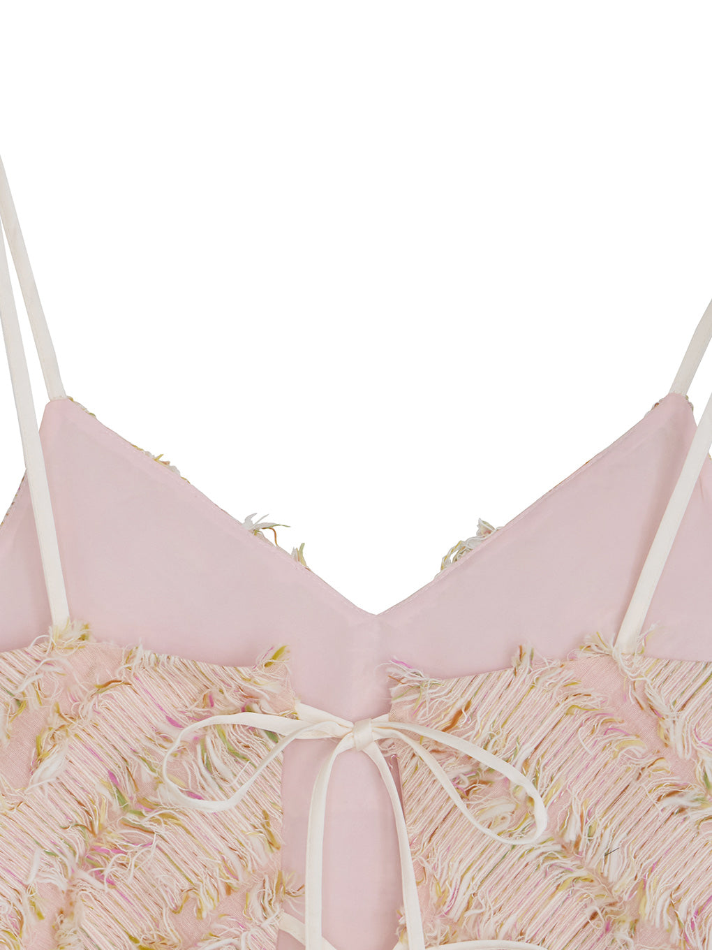 2WAY MIX PINK SHAGGY BUSTIER