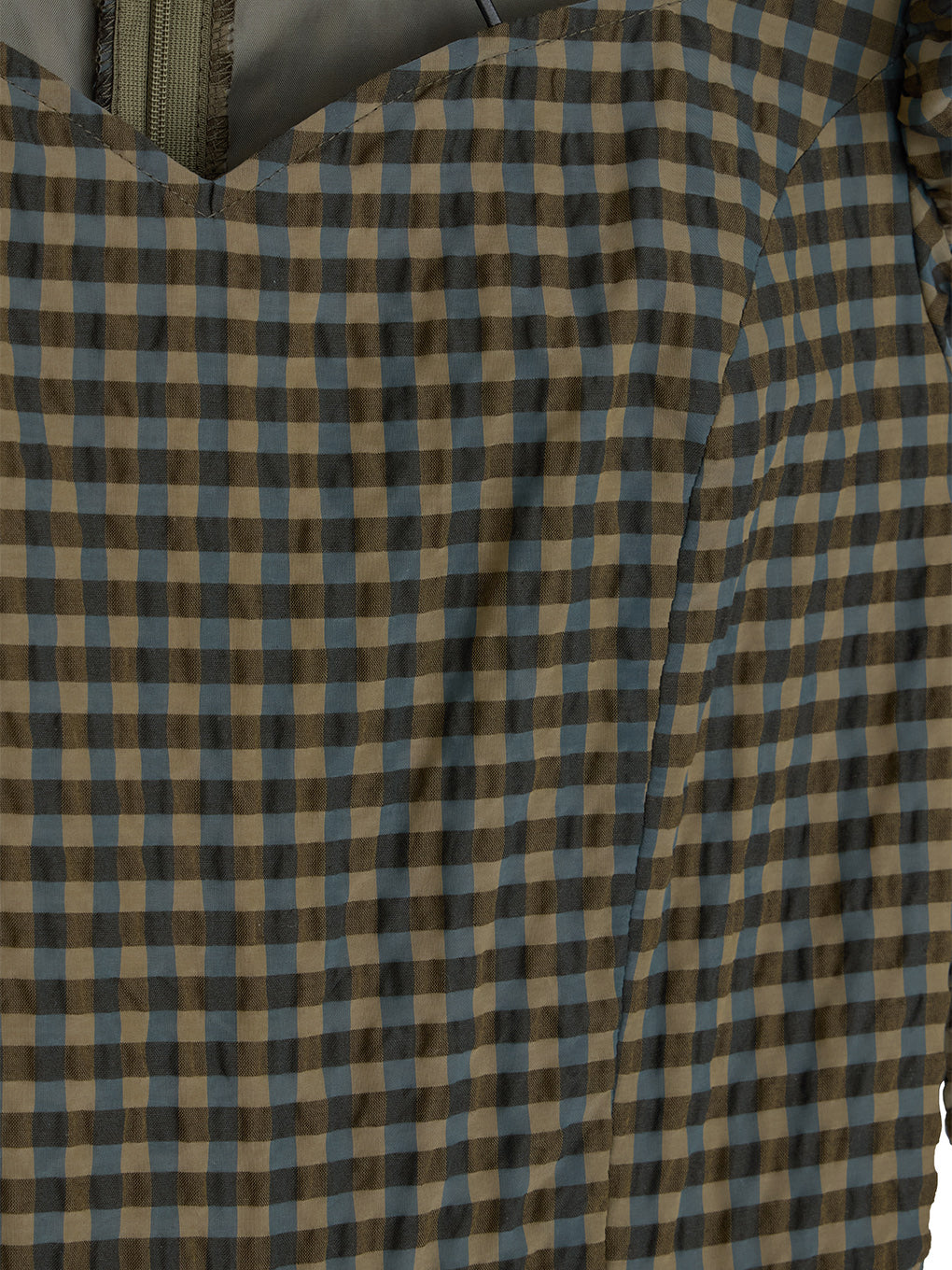 SEERSUCKER VOLUME HEM DRESS