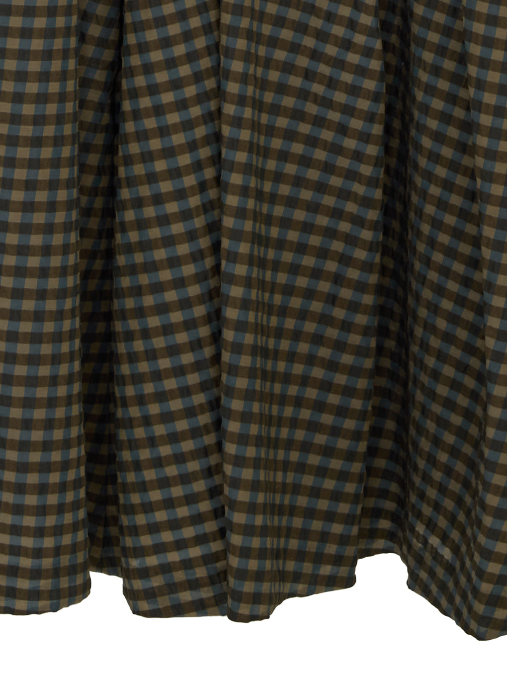 SEERSUCKER VOLUME HEM DRESS