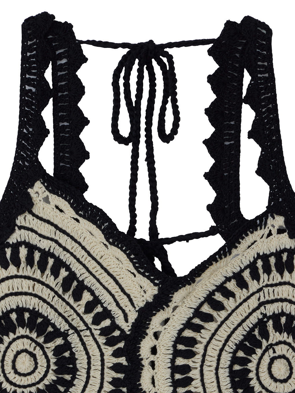 CROCHET COLOR SCHEME MOTIF BUSTIER