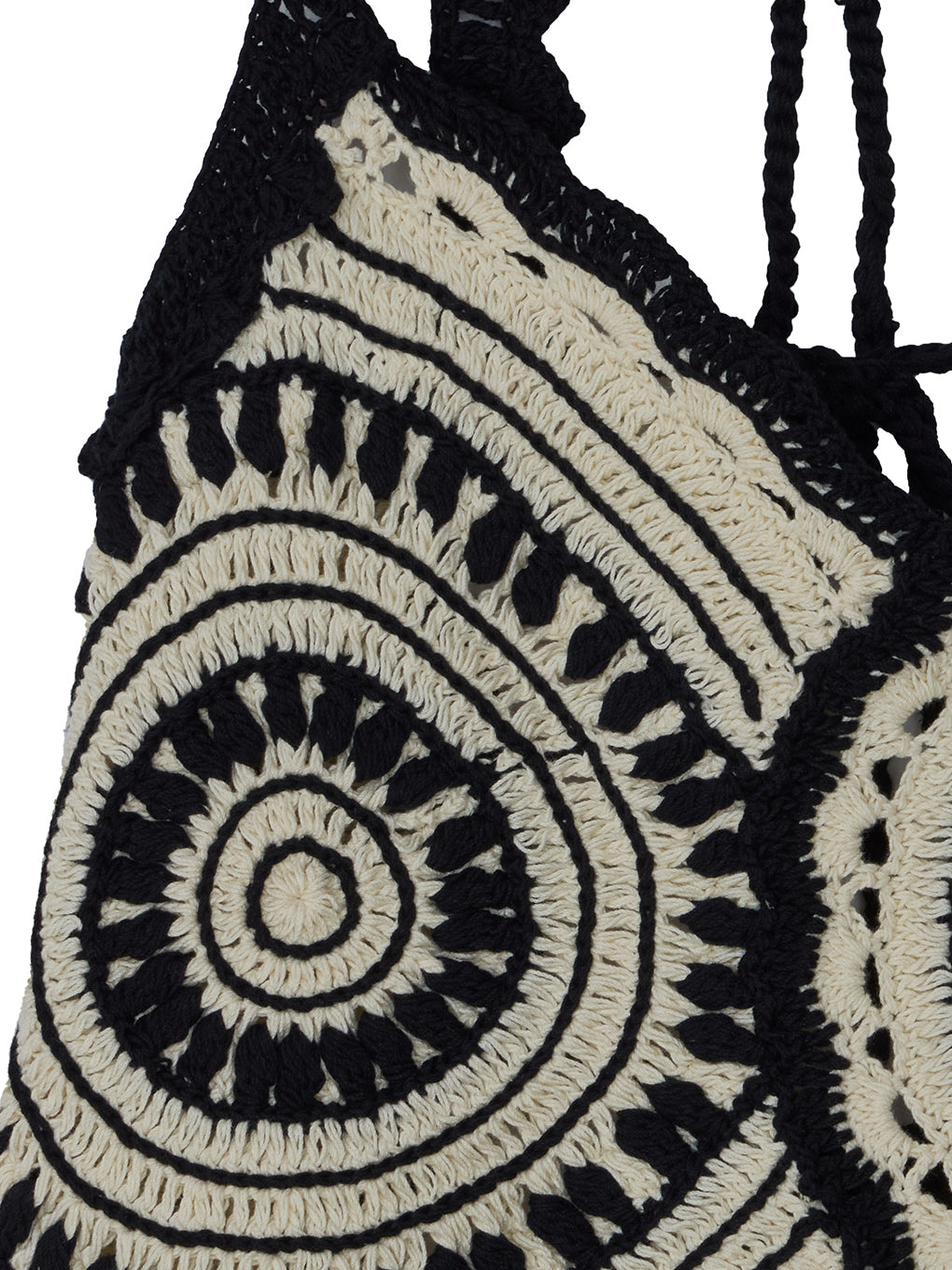 CROCHET COLOR SCHEME MOTIF BUSTIER