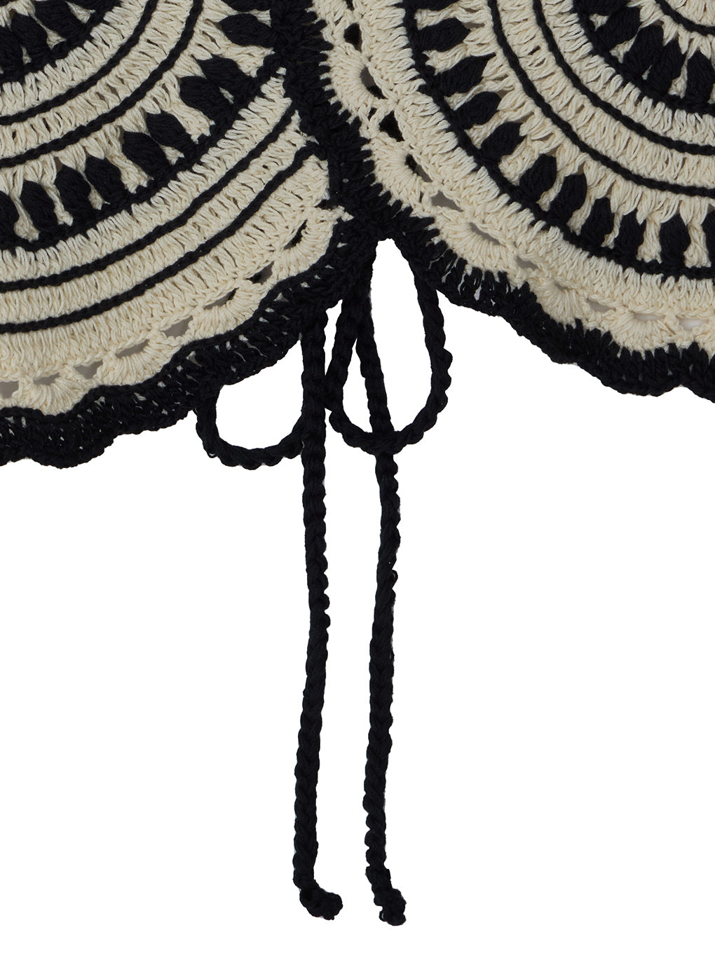 CROCHET COLOR SCHEME MOTIF BUSTIER