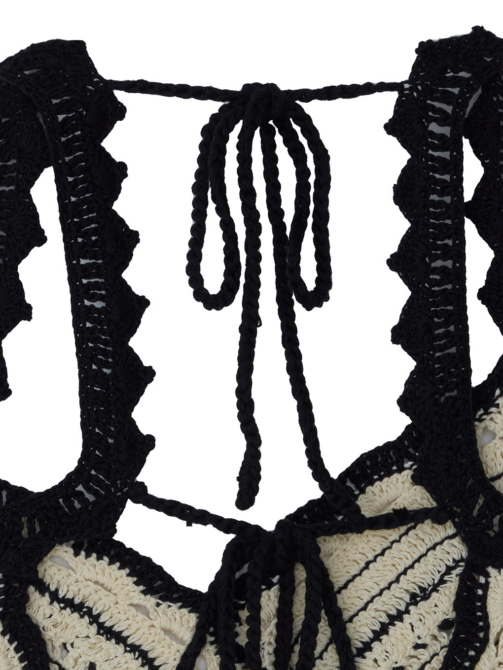 CROCHET COLOR SCHEME MOTIF BUSTIER