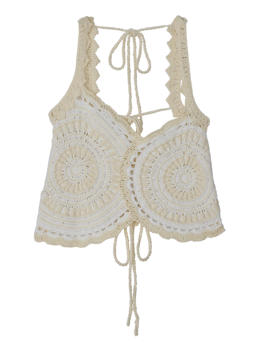 CROCHET COLOR SCHEME MOTIF BUSTIER