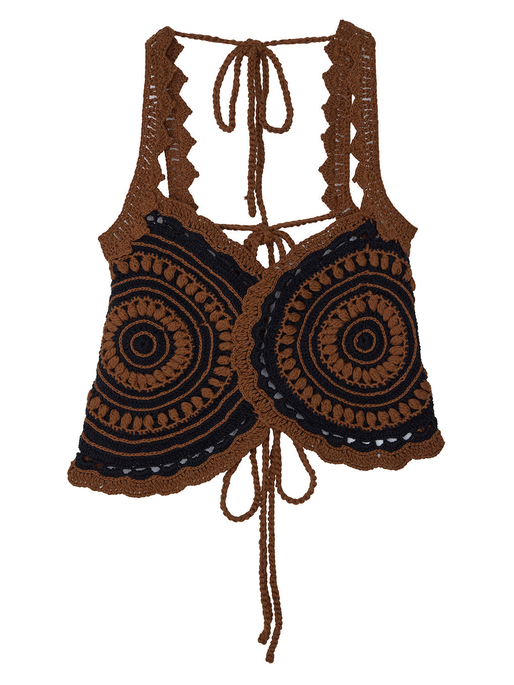 CROCHET COLOR SCHEME MOTIF BUSTIER
