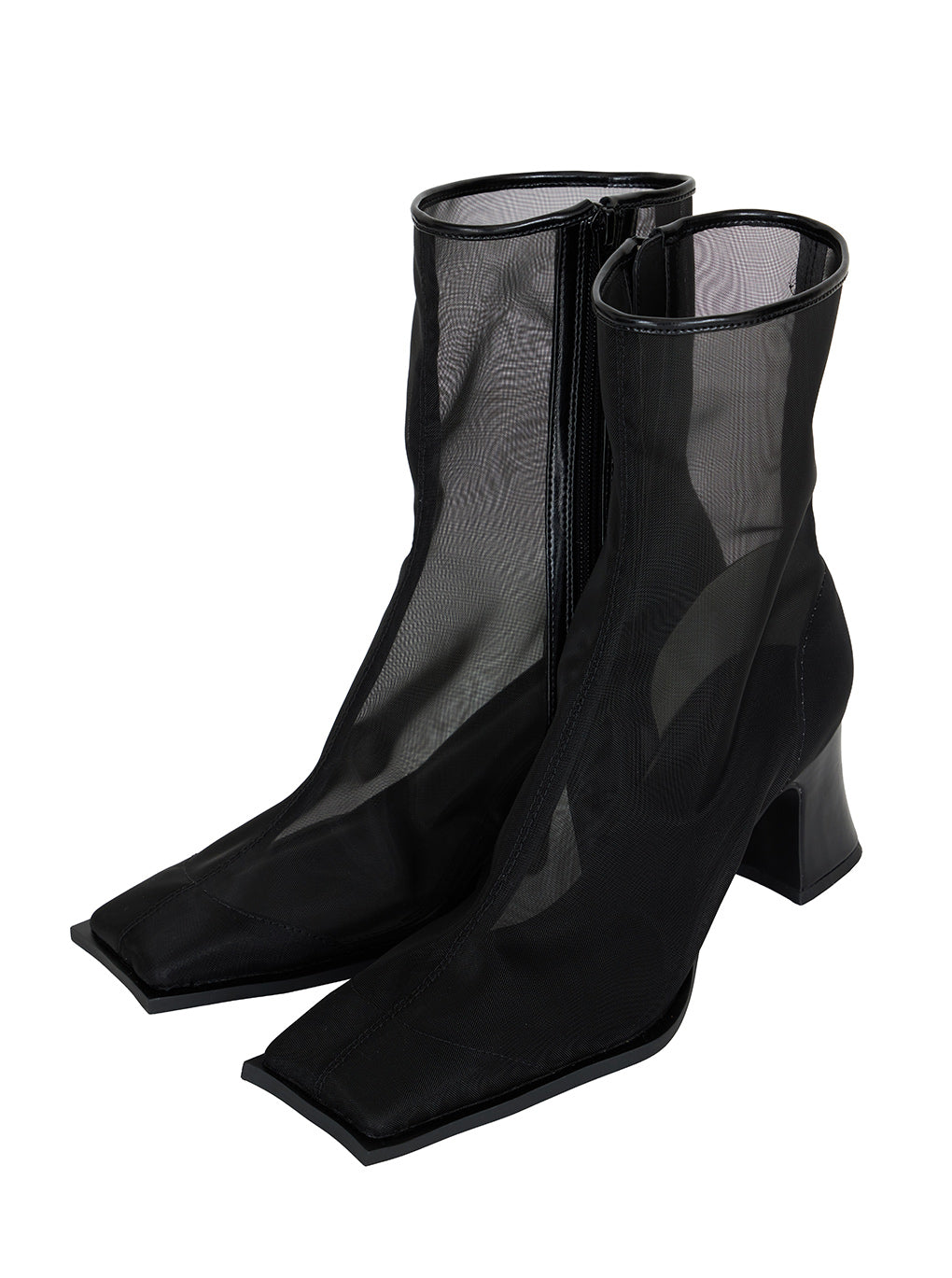 SHEER WAVE TOE BOOTS