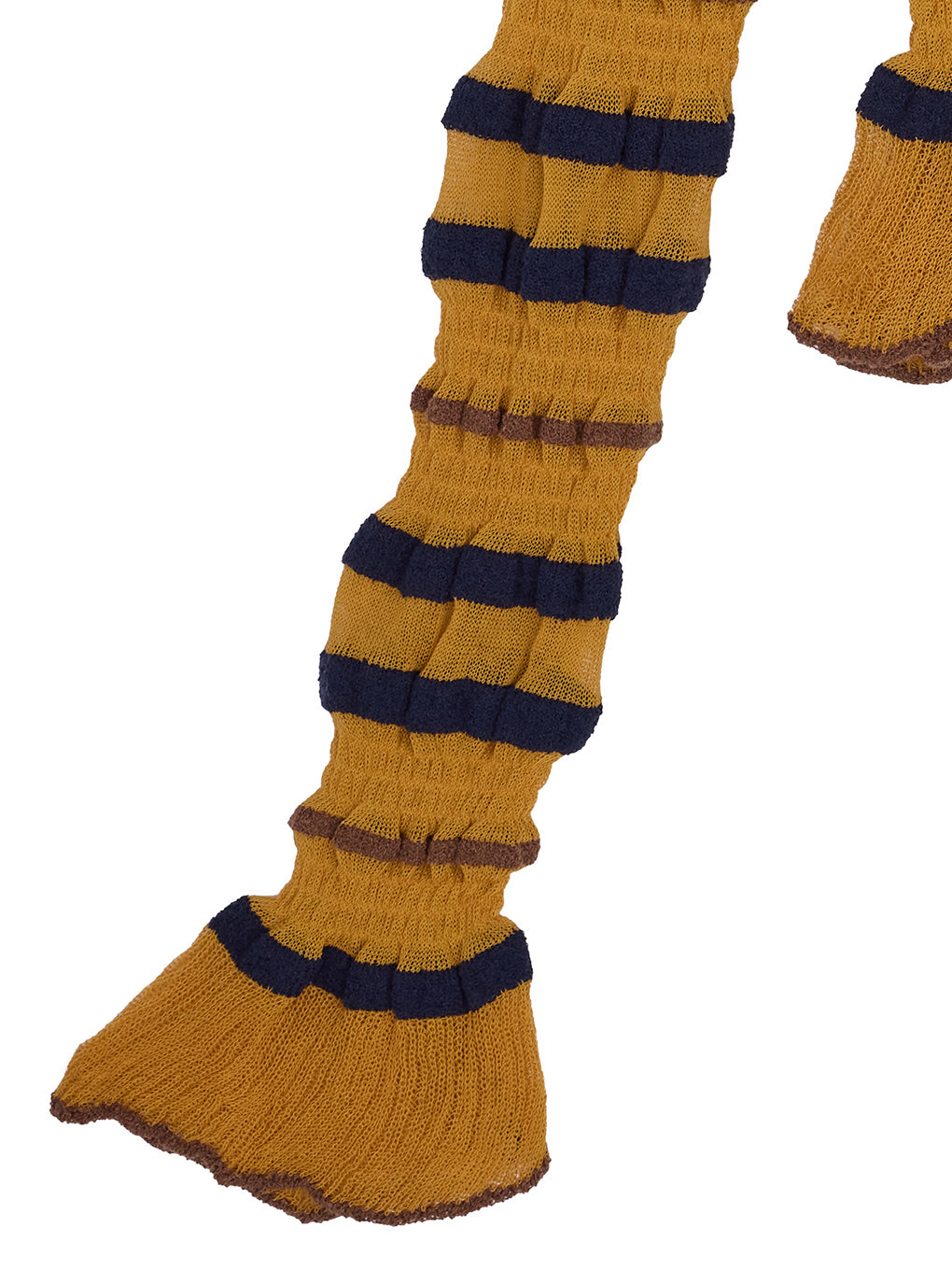 BUMPY MULTI BORDER KNIT TOP