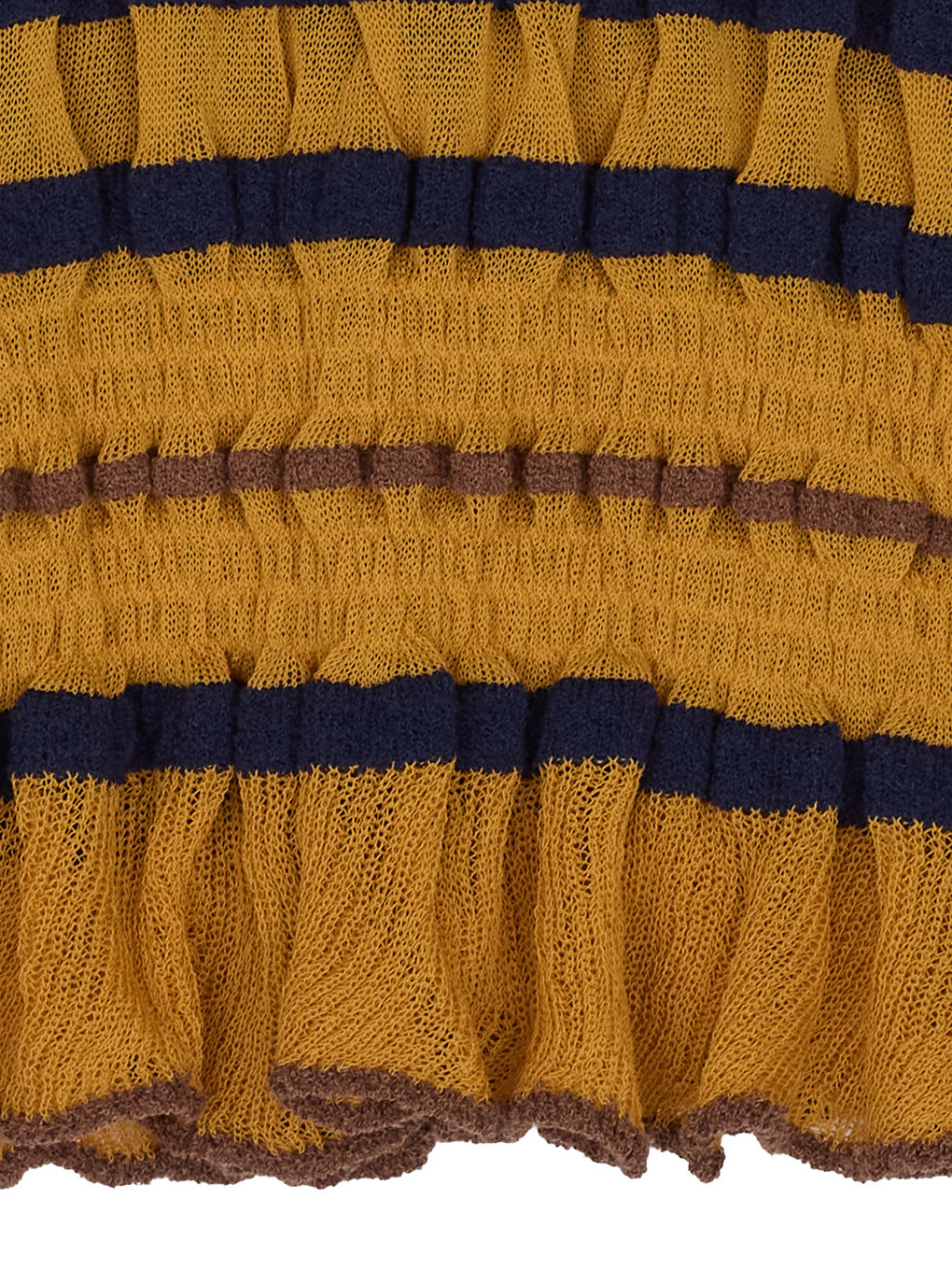 BUMPY MULTI BORDER KNIT TOP