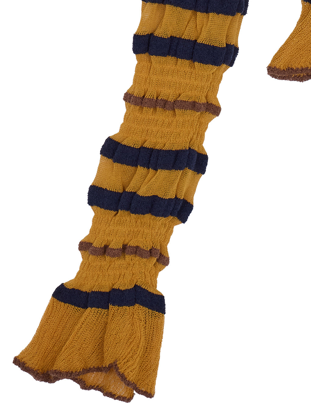 BUMPY MULTI BORDER KNIT TOP