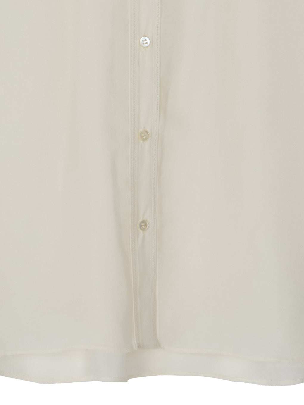 WIDE CUFFS SLEEVE CUPRO BLOUSE