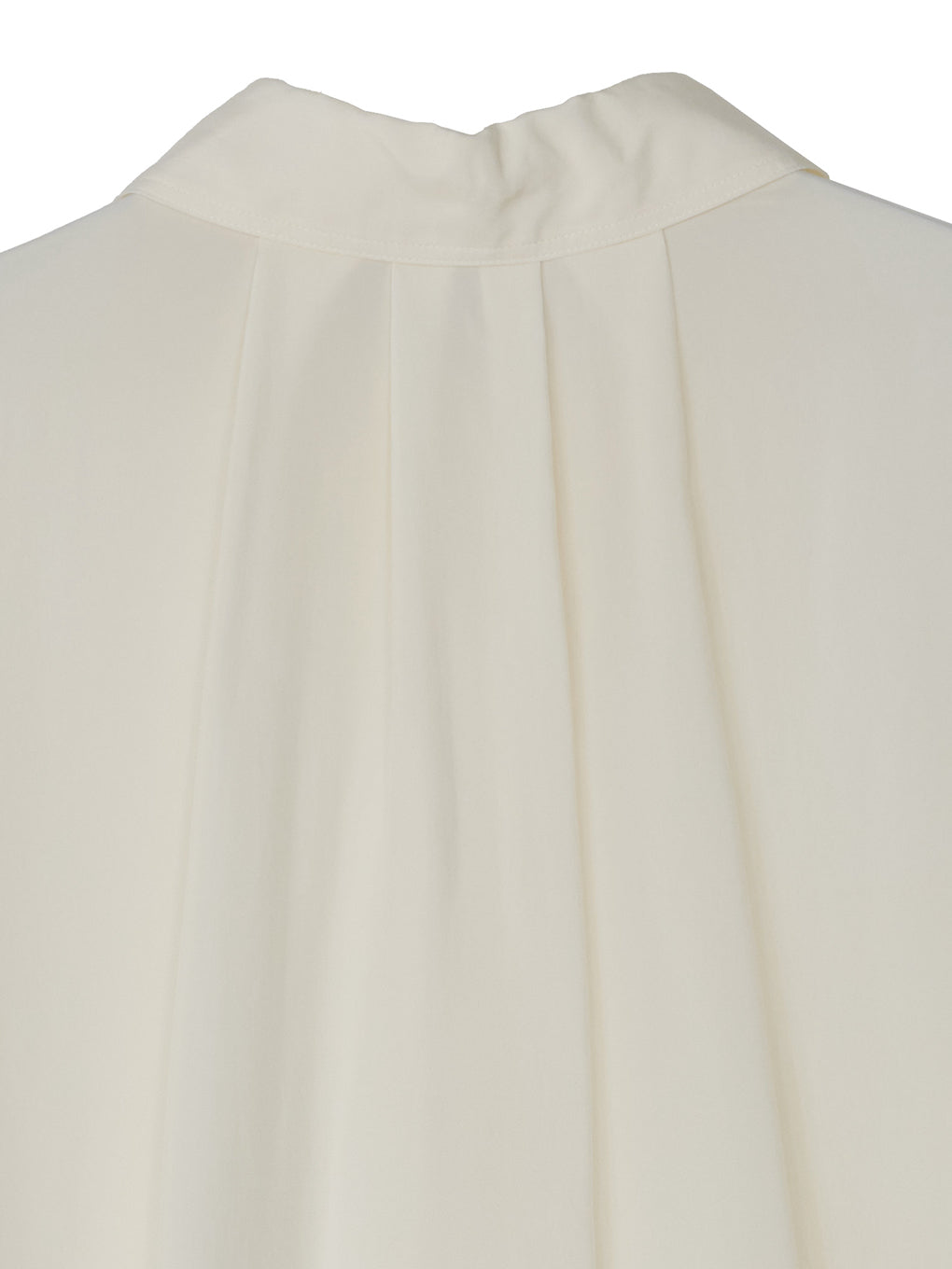 WIDE CUFFS SLEEVE CUPRO BLOUSE