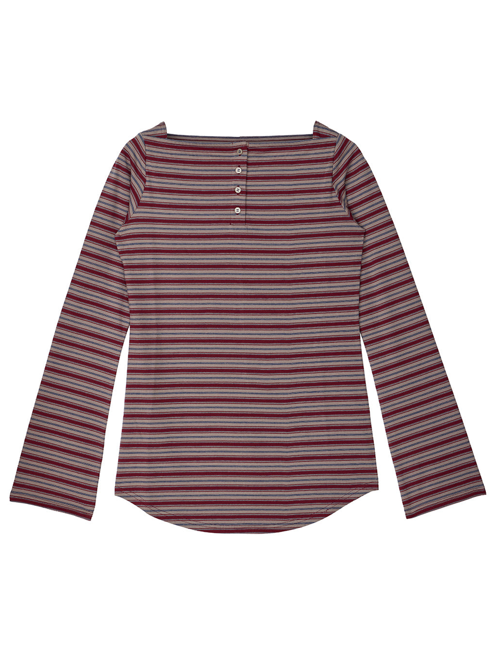 COLORFUL BORDER L/S TOP